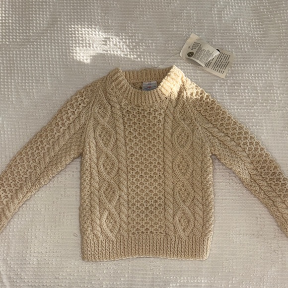 Rosemarie Tayler Other - Child’s Cozy Cable Knit Wool Sweater- Vintage Handmade